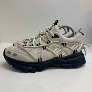 VERY GOOD Axel Arigato Marathon Runner Platform Sneaker 40.33075 Cream/Black 7